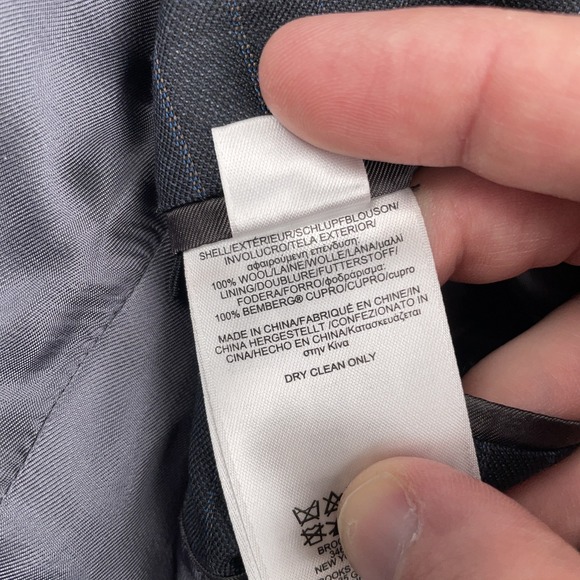 Brooks Brothers Blazer Mens 40R Madison Fit 346 Pinstripe Wool Jacket Classic - Picture 6 of 15